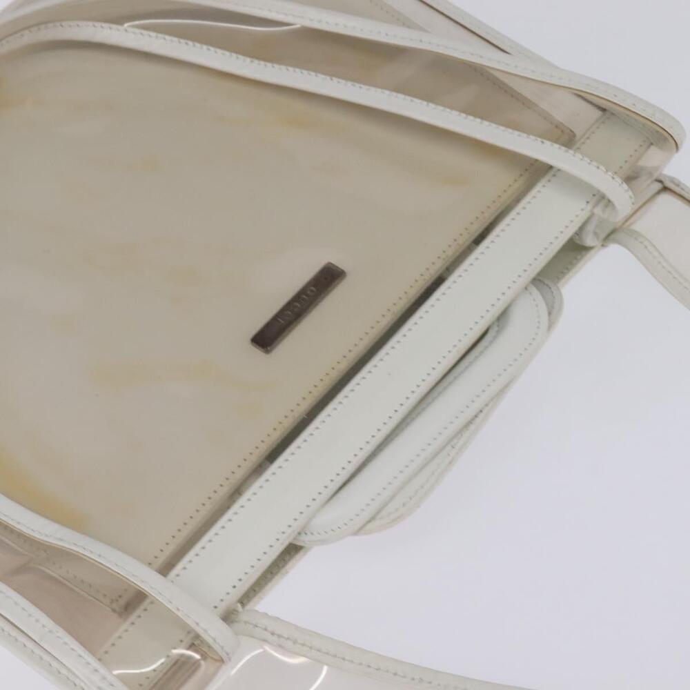 GUCCI Tote Bag Vinyl Clear Silver 001 2122 001 2122 - Picture 6 of 12
